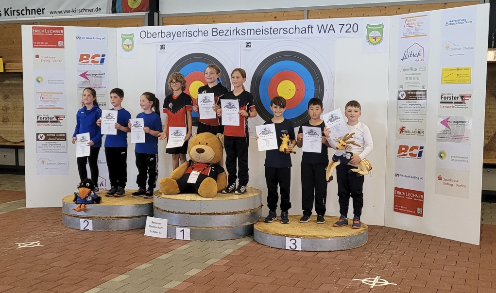 Mannschaft Schüler C - Isabel, Erik, Johannes